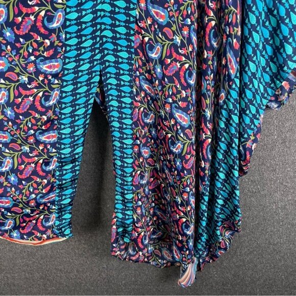 Kantha Bae Women Bowie Muu Jumpsuit Hippie Bohemian Lagenlook Abstract Free Size - Picture 9 of 16